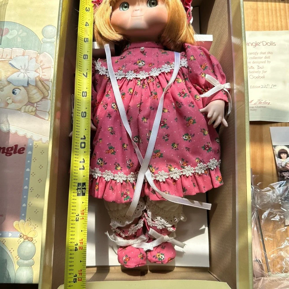 90s Goebel Dimple Dumpling DOLLY DINGLE Musical Doll Porcelain Limited Edition